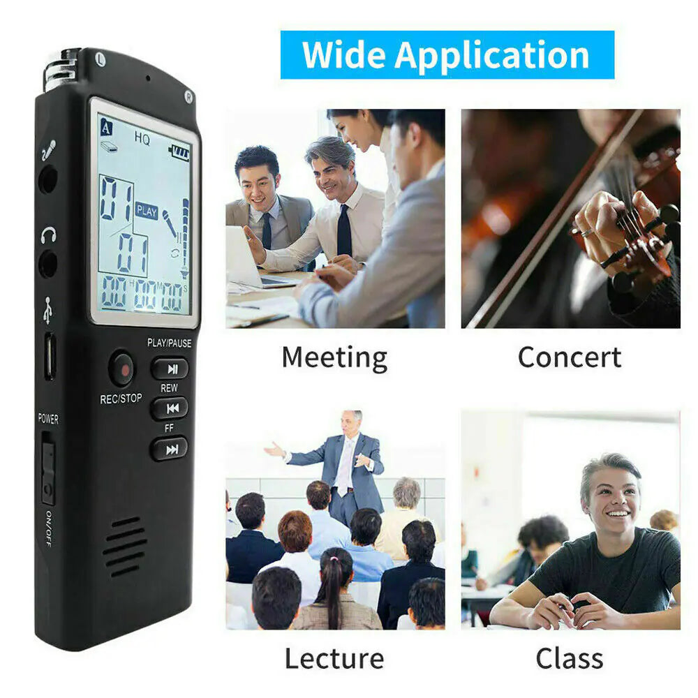 Voice Activated Mini Digital Sound Audio Recorder