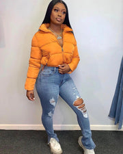 Fringed Ripped Split Jeans Frugal Finds Galore