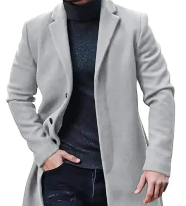 Tweed Medium-length Thickened Jacket