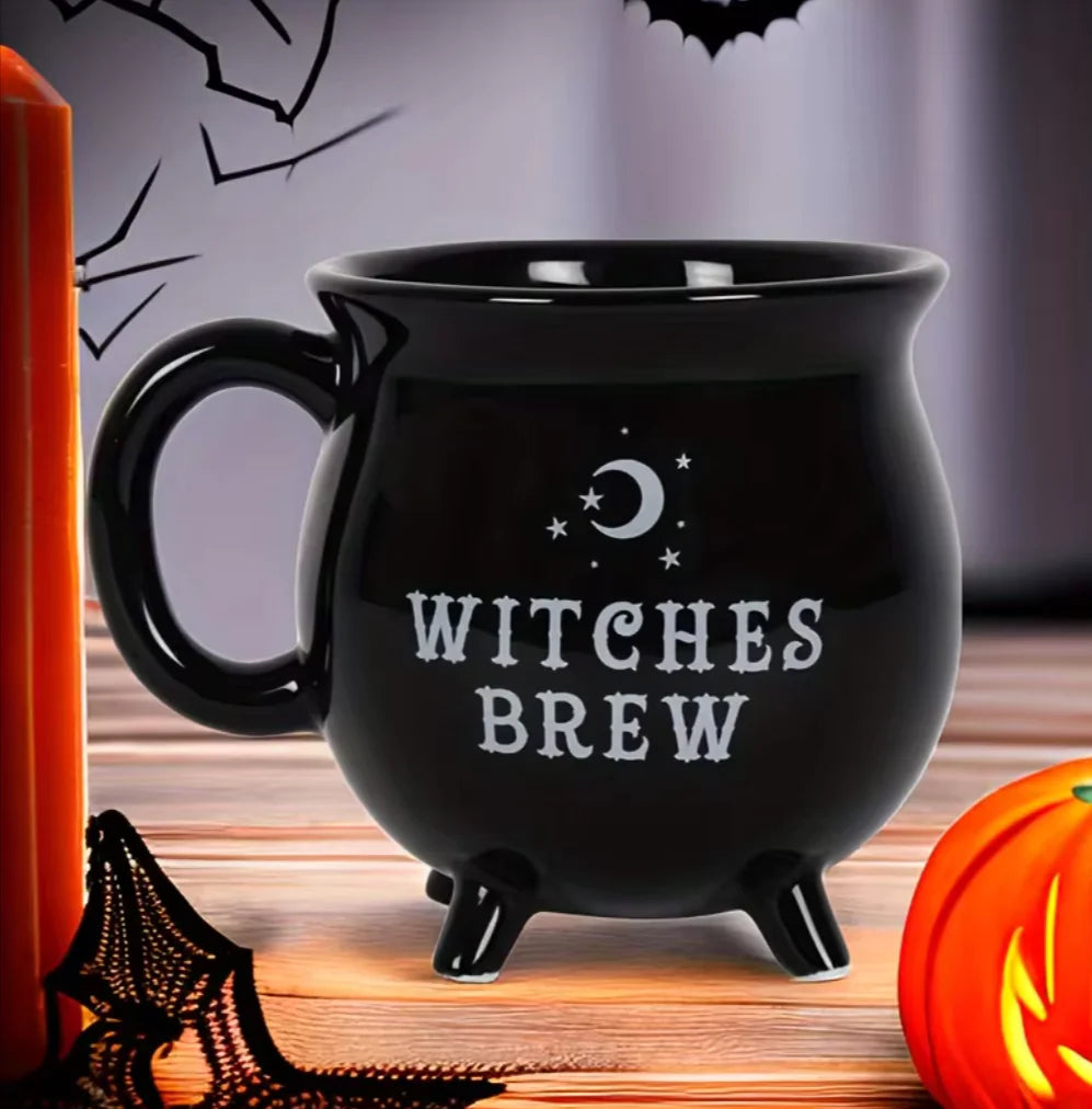 Enchanting Ceramic Witch Coffee Mug