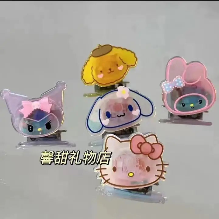 Sanrio Laser Light Hair Clips Cute & Creative