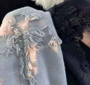 Autumn And Winter Ripped Sweater Frugal Finds Galore