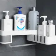 Punch-Free Corner Shower Caddy for Toiletries Storage Frugal Finds Galore