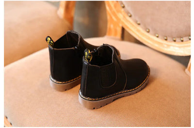 Children's Leather Short Boots for Boys and Girls Frugal Finds Galore