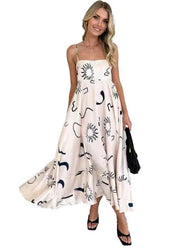 Serena Dress / Fresh Floral Spaghetti Strap Dress (One Piece) Frugal Finds Galore