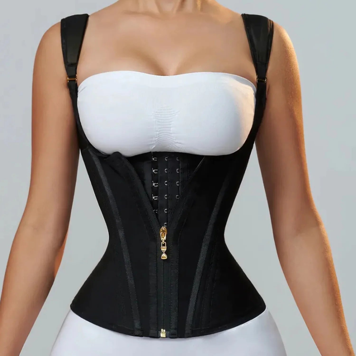 Double Compression Waist Trainer Corset with Bone