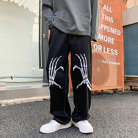 Streetwear Embroidery Baggy Jeans Frugal Finds Galore