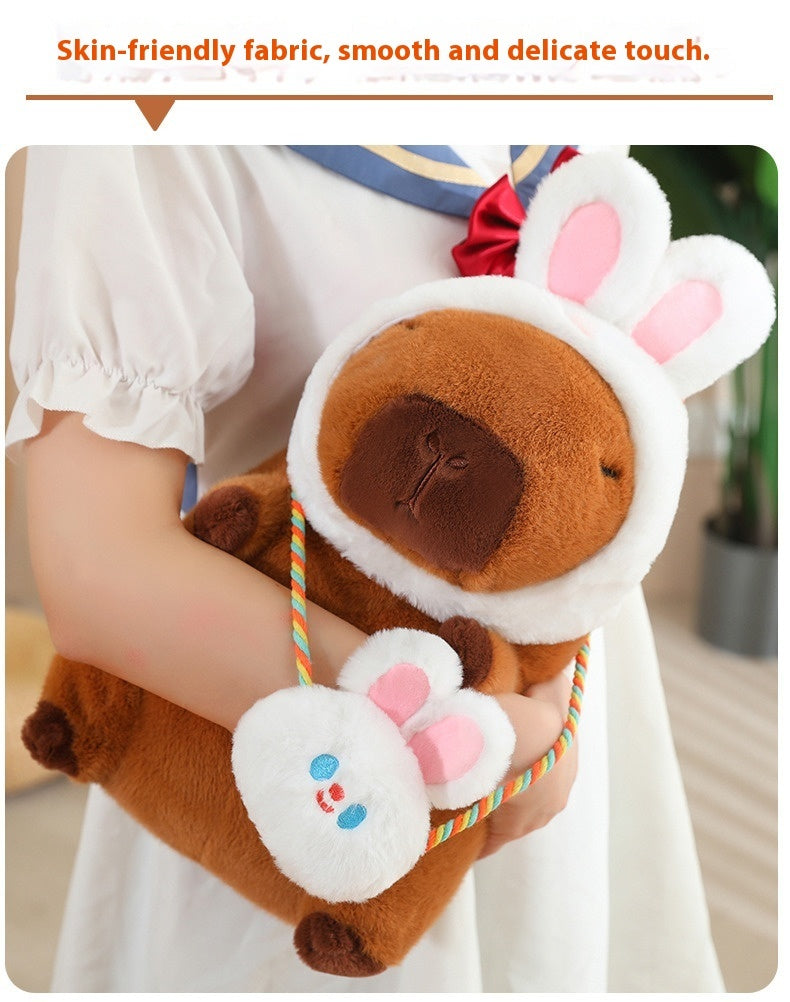 Shapeless Capabala Doll Rabbit Plush Toy Capybara Doll Peripheral Cute Ragdoll