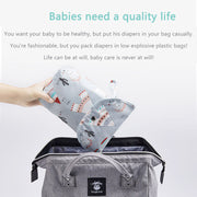 Portable Waterproof Baby Diaper Storage Bag Frugal Finds Galore