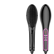 LCD Electric Hair Straightener with Anti-Scald Feature Frugal Finds Galore