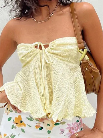 Ruched Strapless Tube Top Frugal Finds Galore