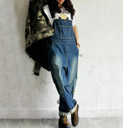 Plus Size Women's Ripped Denim Overalls Frugal Finds Galore