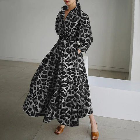 Fall Fashion Leopard Print Dress Frugal Finds Galore