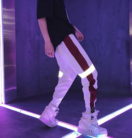 Reflective Joggers for Men - Trendy Hip Hop Style Frugal Finds Galore