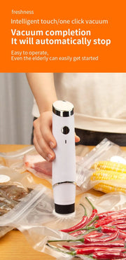 Vacuum Food Storage Bag Set with Electric Pump Frugal Finds Galore