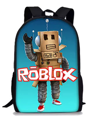 3D Cartoon Roblox Backpack for Kids