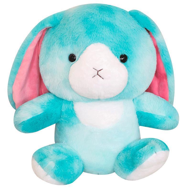 Cute Cute Soft Starry Sky Rainbow Ear Hanging Rabbit Plush Toy