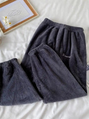 Winter Soft Velvet Pajamas Set Frugal Finds Galore