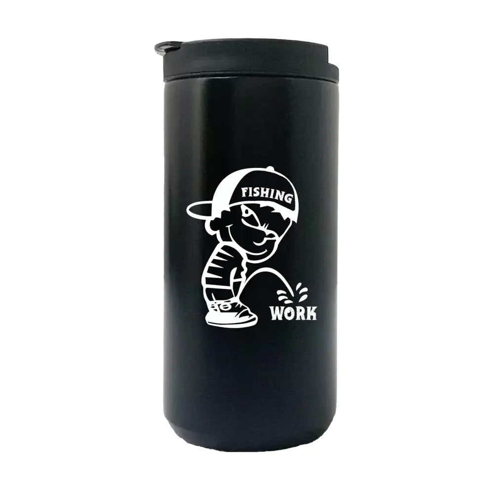 Fishing And Work 14oz Insulated Coffee Tumbler