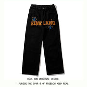 Retro American Hip-Hop Wide Leg Jeans Frugal Finds Galore