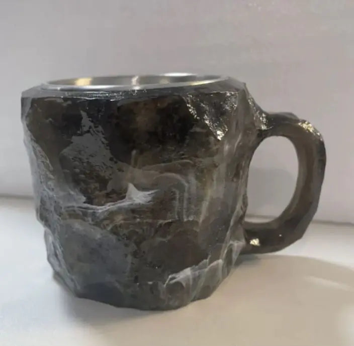 400ml Resin Mineral Crystal Coffee Mugs With Handles Elegant