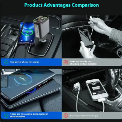 4-in-1 Starry Sky Car Charger Frugal Finds Galore