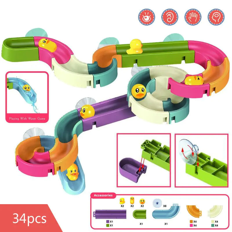 Bath Marble Race Run Assembling Track