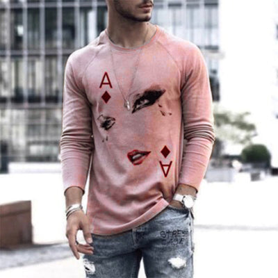 Men's Graphic Long Sleeve T-Shirt Frugal Finds Galore
