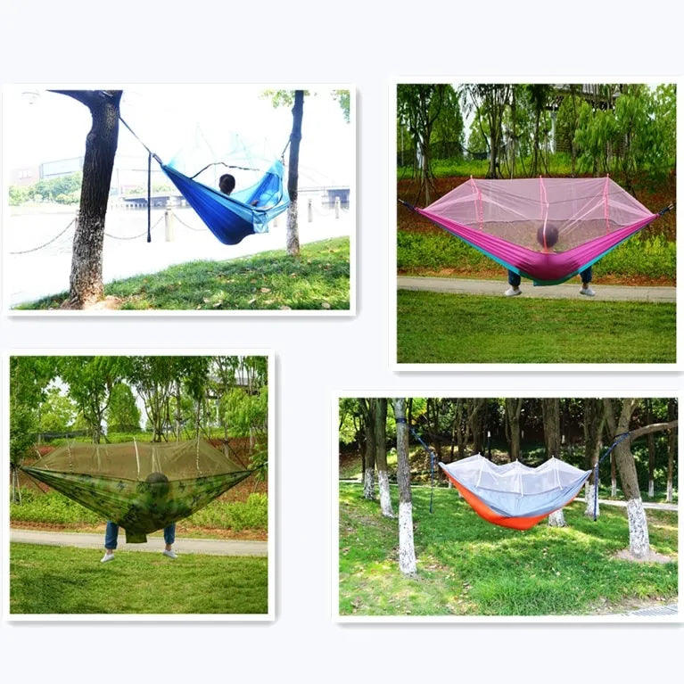 Outdoor Camping Hammock with Mosquito Net