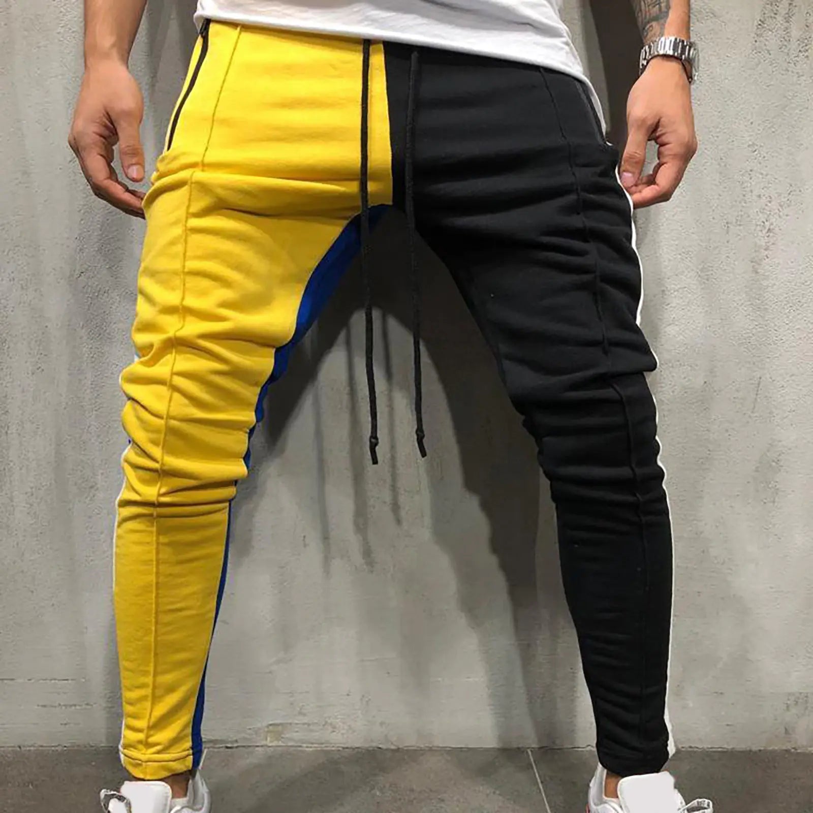 Patchwork joggers