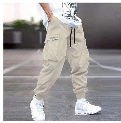 Oversized Cargo Multi-pocket Men's Casual Pants Frugal Finds Galore