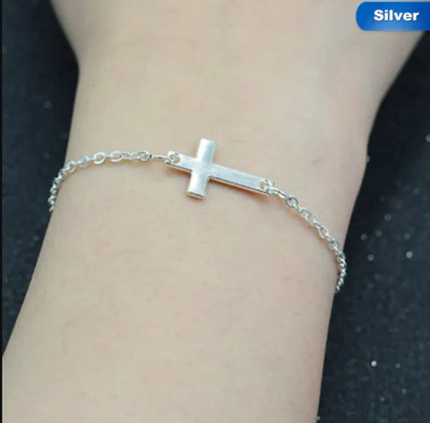 Stainless Steel Cross Bracelet Frugal Finds Galore