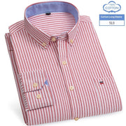 Men's Long-sleeved Cotton Shirt Business Casual Slim-fitting Shirt Frugal Finds Galore