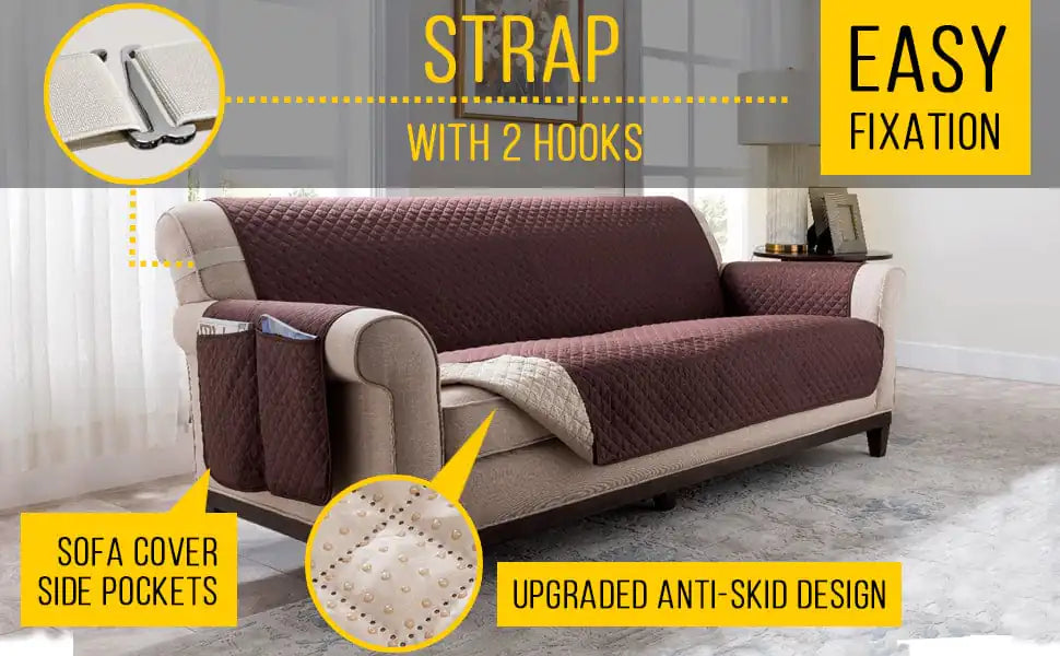 Waterproof Sofa Cover Anti Slip And Scratch