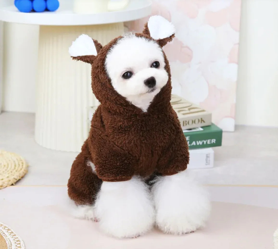 Fluffy Bear  Four-Legged Dog Jacket