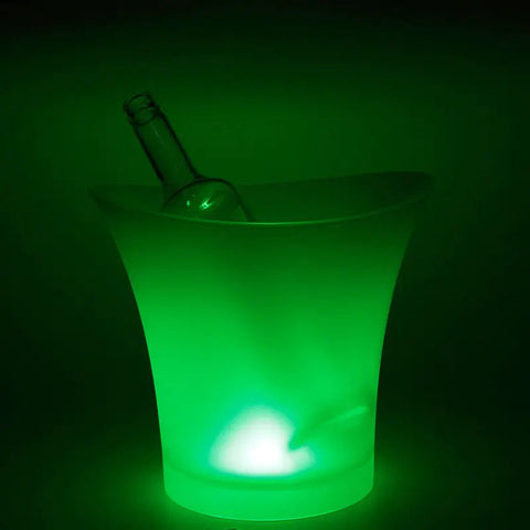 Round Plastic Ice Bucket with LED Lighting Frugal Finds Galore