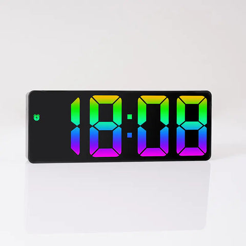 Colorful Big Screen LED Bedside Alarm Clock Frugal Finds Galore