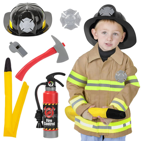 Firefighter Costume for Kids 3-5 Years Frugal Finds Galore