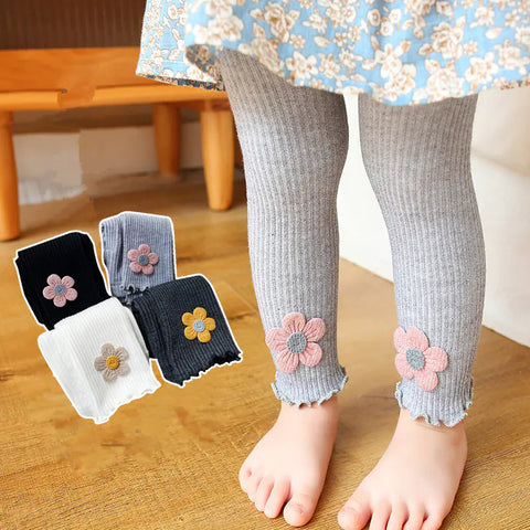 Cotton Flower Leggings for Toddler Girls Frugal Finds Galore