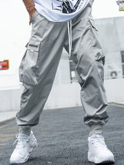 Oversized Cargo Multi-pocket Men's Casual Pants Frugal Finds Galore