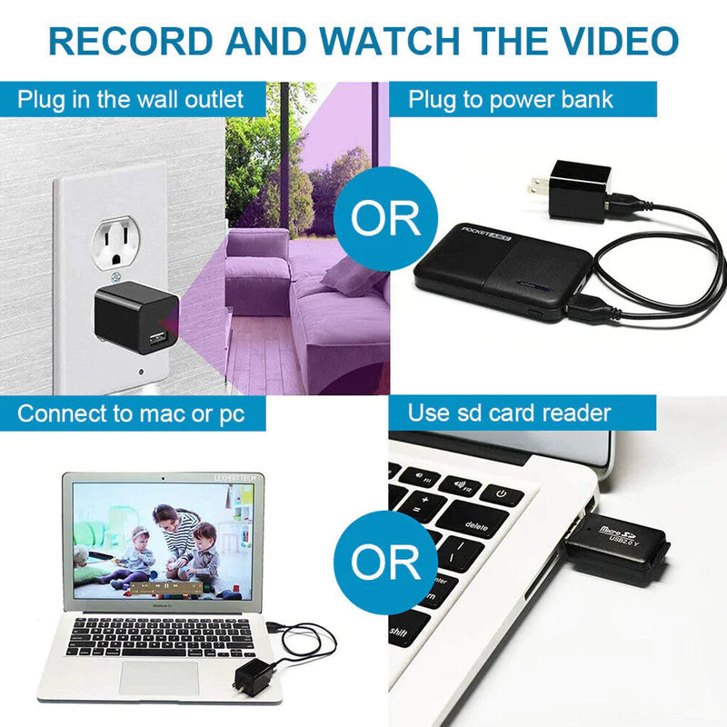 Mini Hidden Camera Home Security Nanny Cam