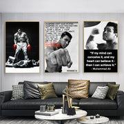 Inspirational Boxing Quote Canvas Wall Art Frugal Finds Galore