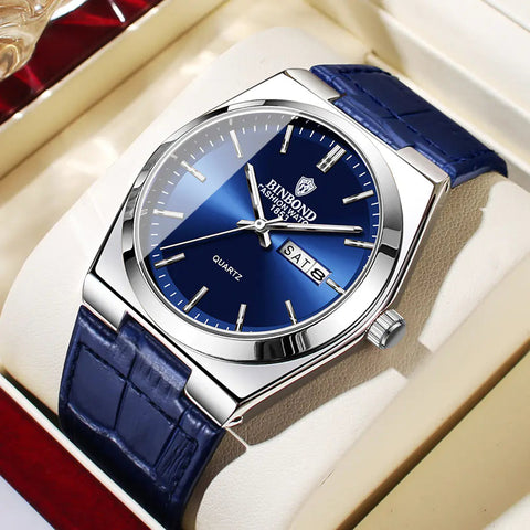 Men's Slim Quartz Business Watch Frugal Finds Galore