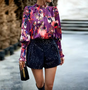 Women's Long Sleeve Printed Shirt Frugal Finds Galore