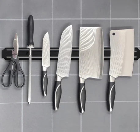 Magnetic Wall Knife Holder and Kitchen Knife Rack Frugal Finds Galore