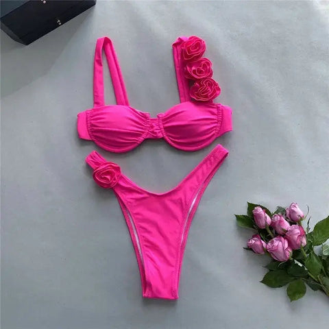 Pink Push-Up Bikini Set Frugal Finds Galore