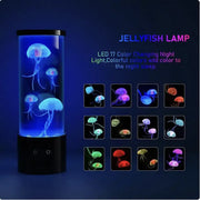 9-Inch LED Colorful Jellyfish Night Lamp Frugal Finds Galore