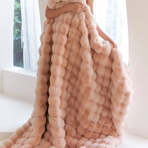 Polyester Rabbit Velvet Blanket Frugal Finds Galore