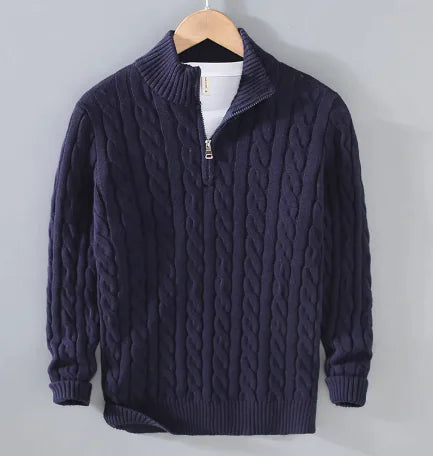 Zip Knit Sweater Frugal Finds Galore