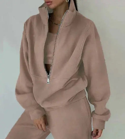 Fleece Sweater Casual Set Frugal Finds Galore